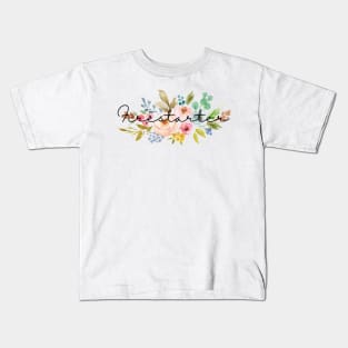 Fire Starter Floral Kids T-Shirt